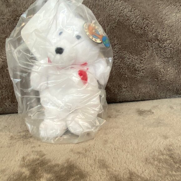 VAL & TYNE BEARS Valentine Planet Plush Beanie Sally Winey Mint in Sealed Bags - Picture 2 of 7